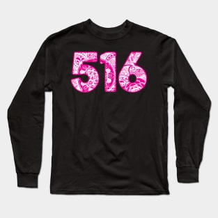 516 - pink Long Sleeve T-Shirt